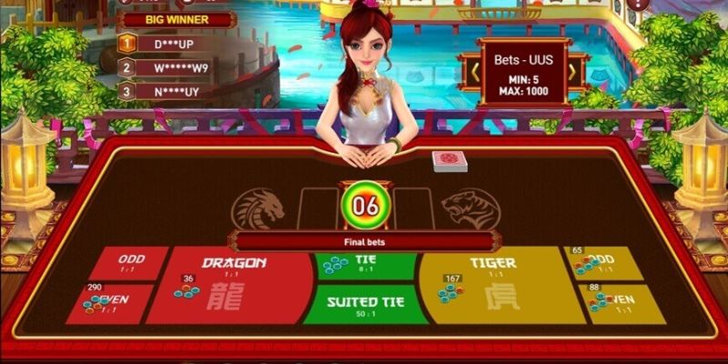 Đặc điểm thu hút của game Rồng Hổ online 23WIN